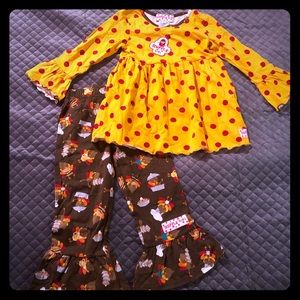 Girls 3T Thanksgiving outfit